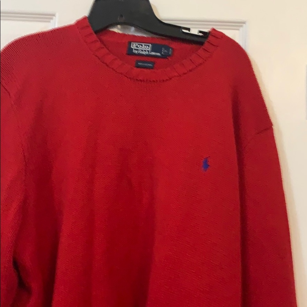 XL Men’s Polo sweater Red